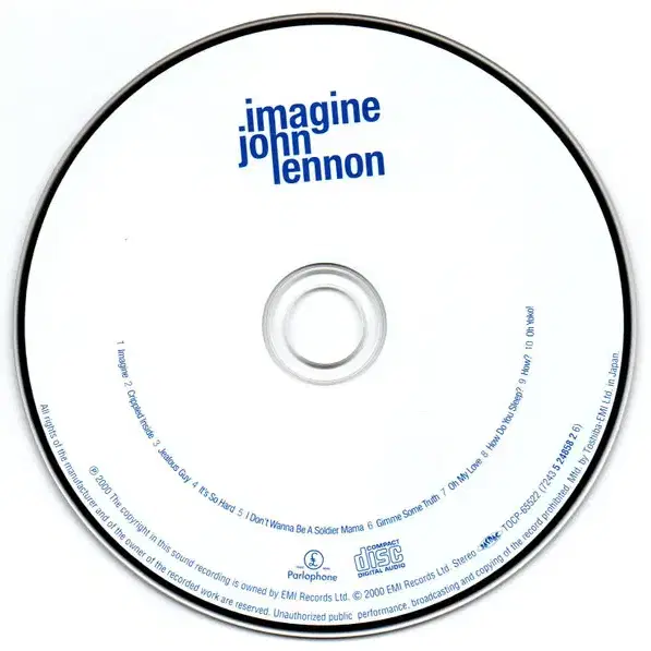 John Lennon - Imagine(CD)일본아웃케이스2000EX++