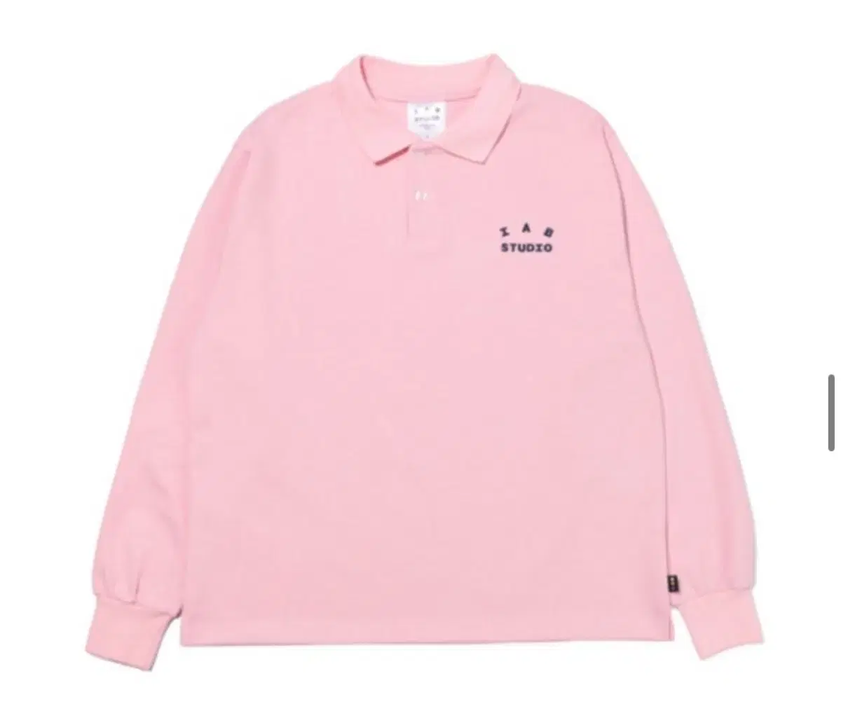 iapp pique long sleeve pink size L