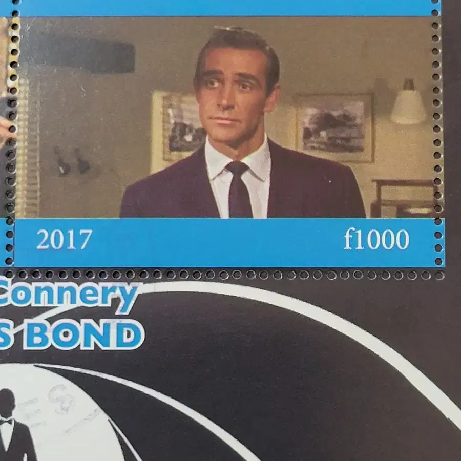 2017년 007제임스 본드 우표 시트James Bond  Sean C