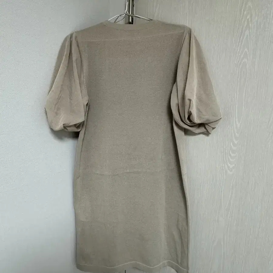 cos puff s  leeve knit dress S