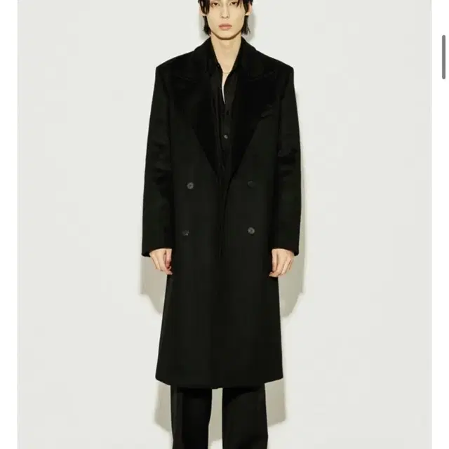 세비지 Double-Breasted Coat - Black XL 팝니다!