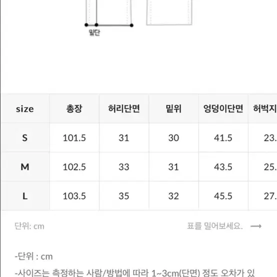 업타운홀릭 스판 레직기 부츠컷 데님