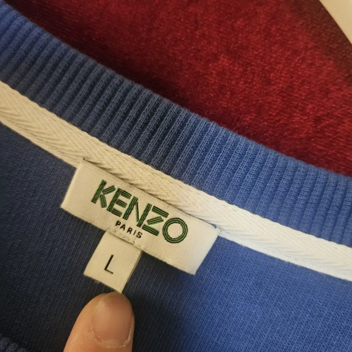 KENZO 겐조 빅레터링 프린팅 맨투맨 L size(100-105)