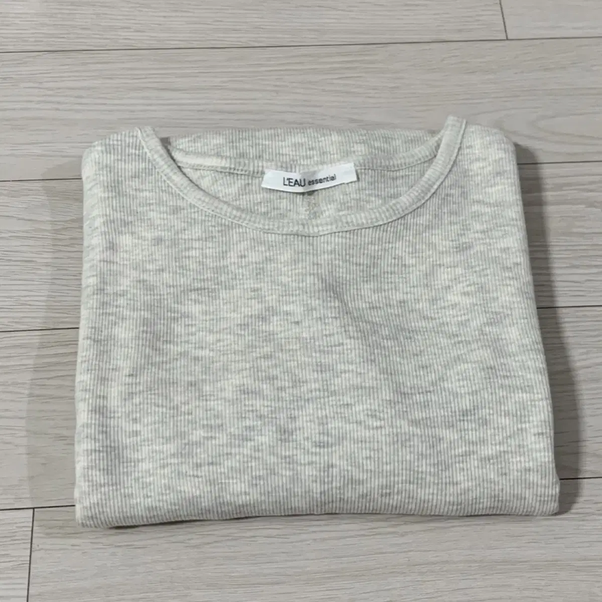 [새상품] 로우 Leau classic tee oatmeal grey