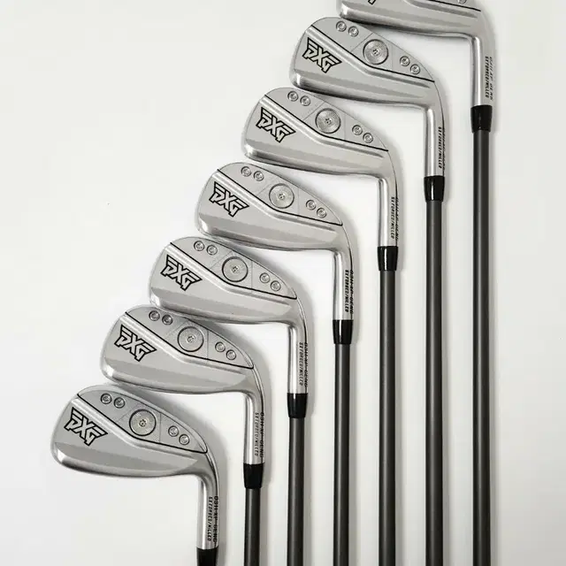 PXG GEN6 더블크롬 0311XP 5~G 7아이언  블랙 스틸파이버