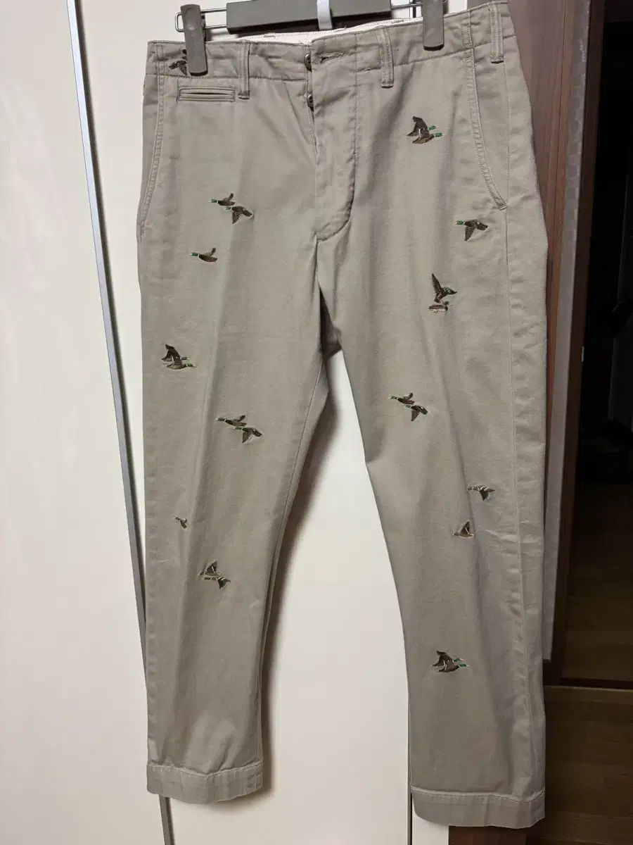 Polo Bronze Duck Embroidered Pants