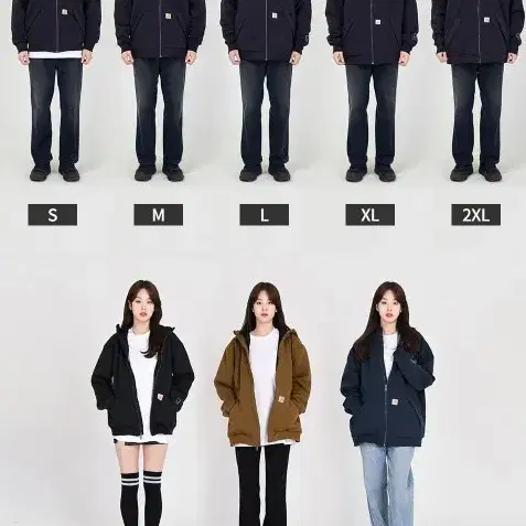 공용S/ 21FW 칼하트 도톰한 후드 집업