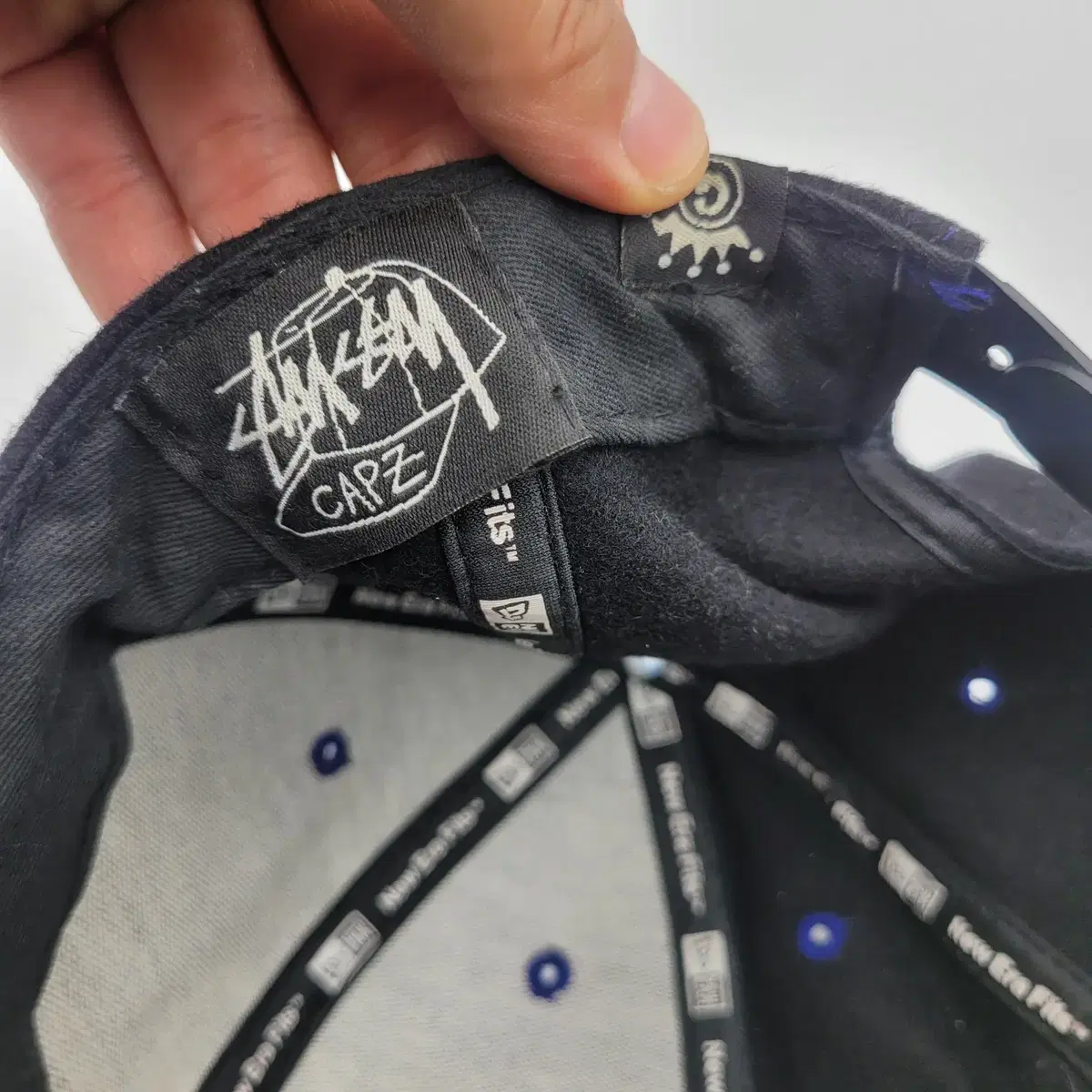 stussy x NEWERA S 로고 볼캡 모자