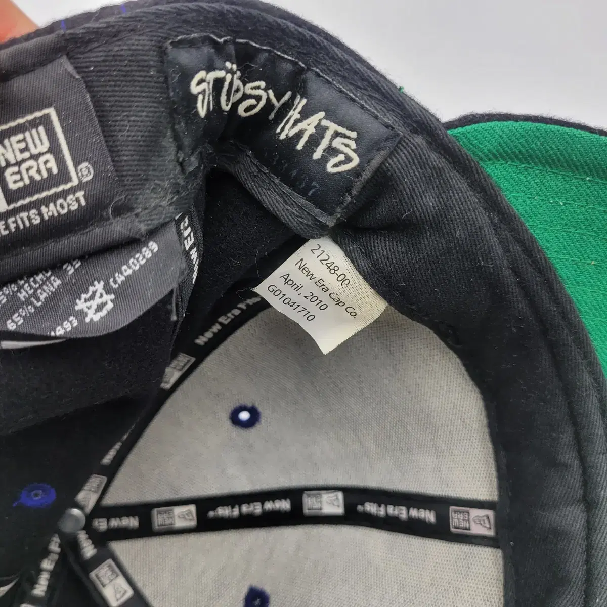 stussy x NEWERA S 로고 볼캡 모자