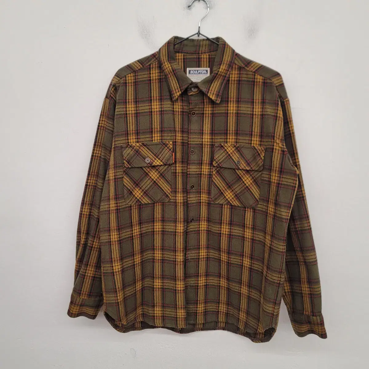 [95/M] SCULPTOR Flannel Check Shirt