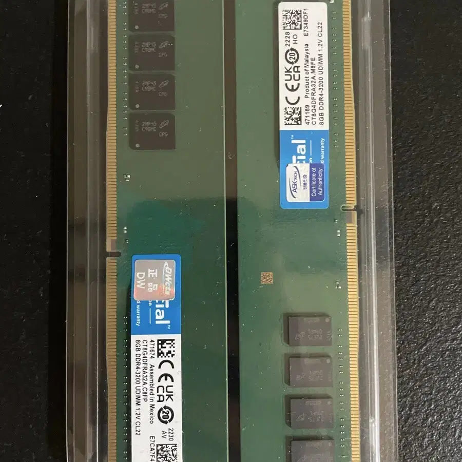 크루셜 램 ddr4 8gb 3200 cl22 crucial ram