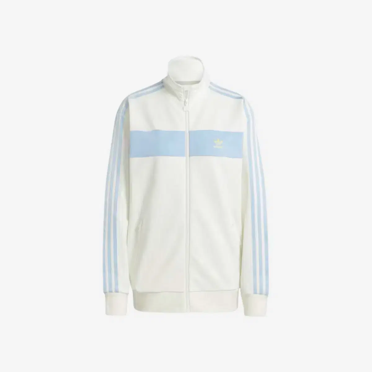 Adidas Colorblock Jersey Track Top OffWhite Cinnamon Roll