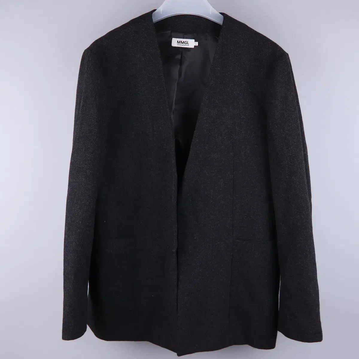 MMGL MGML Cararis wool blazer jacket in dark gray (L)