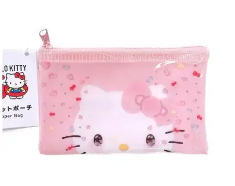 Sanrio Hello Kitty 50th Anniversary PVC Mini Pouch Glitter Snow Pouch