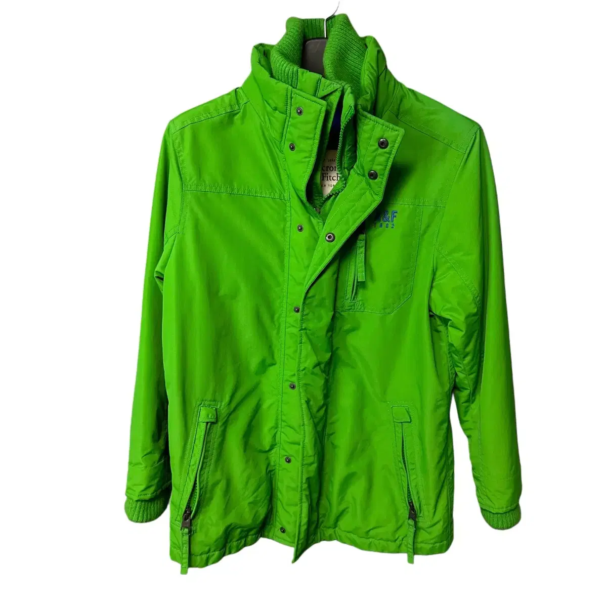 M Abercrombie Logo Green Bloomers Jacket