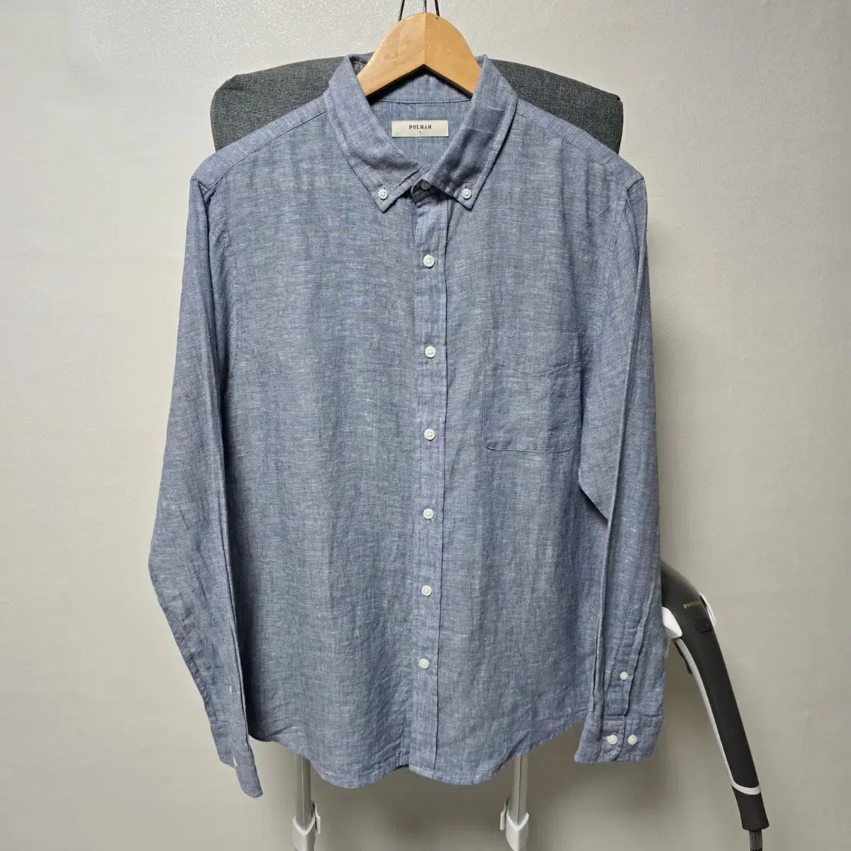 Folham Linen bloo Shirts 100