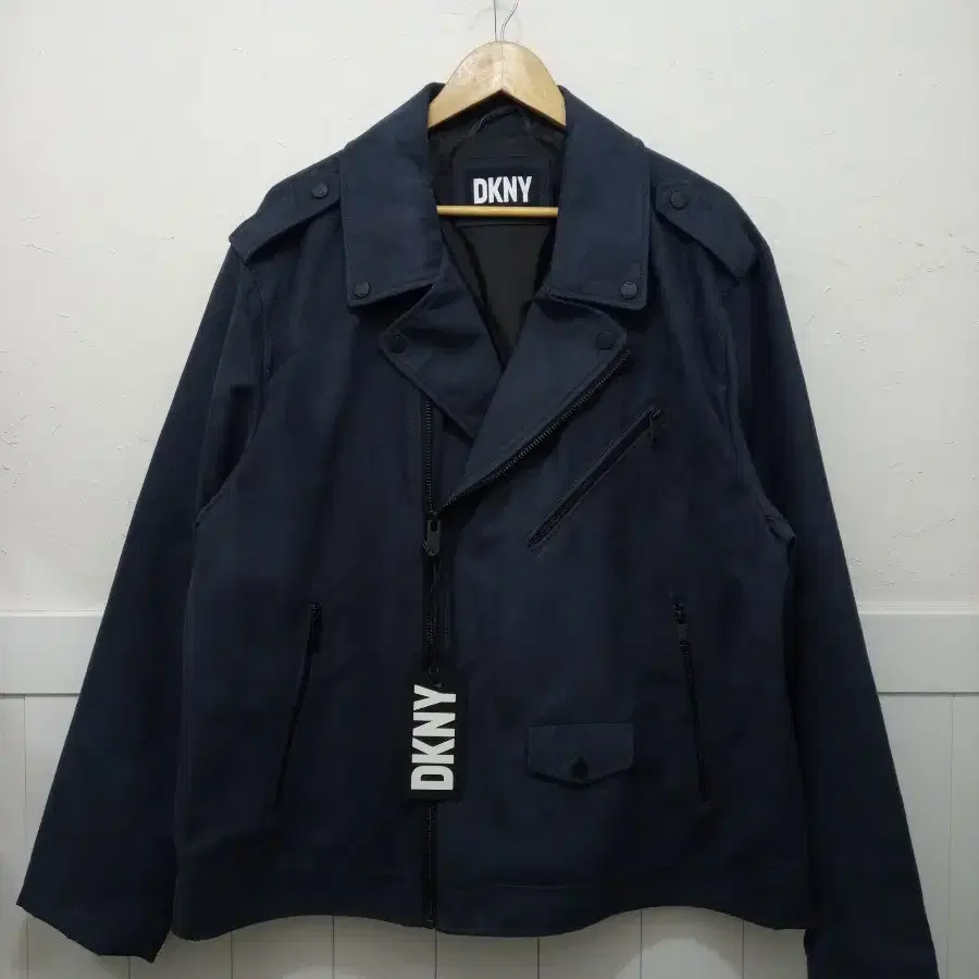 DKNY 라이더 자켓 네이비 XL