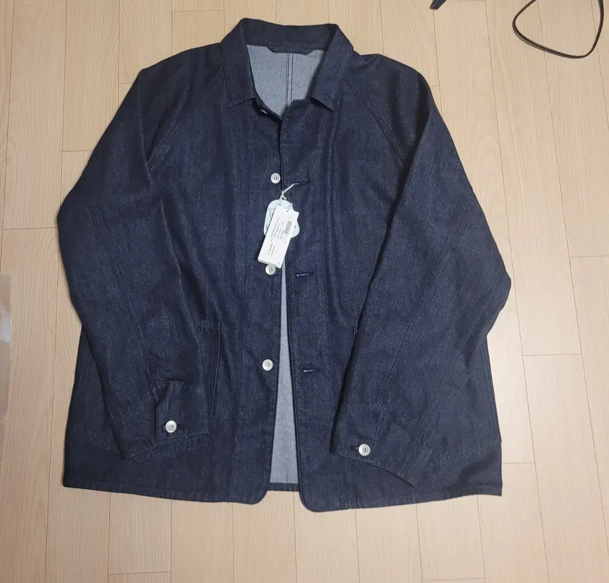 [New, L] Nanamika Denim Jacket Indigo