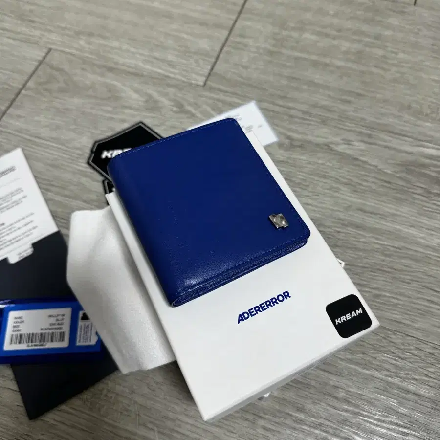 Ader Error Kadia Wallet Z-blue