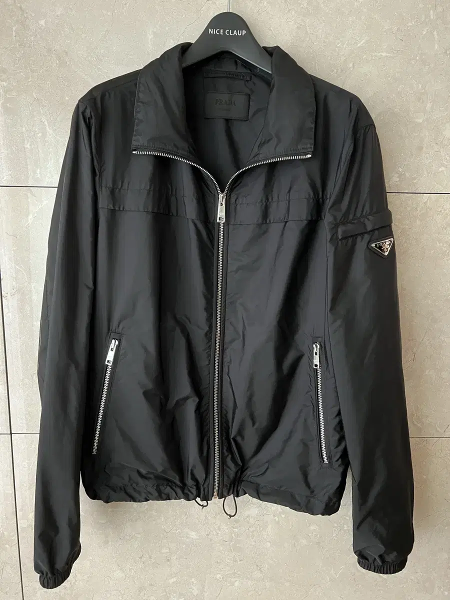 Prada Triangle Logo Windbreaker Windbreaker Jacket