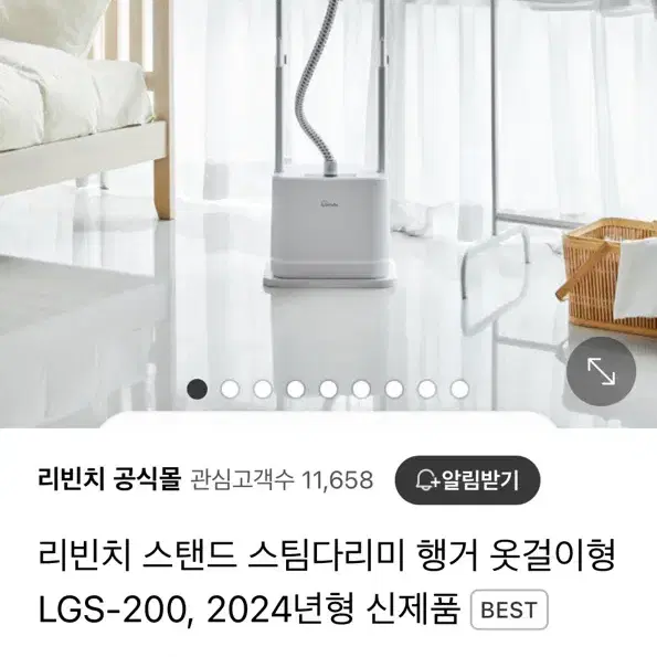 리빈치 스탠드형 스팀다리미 LGS-200