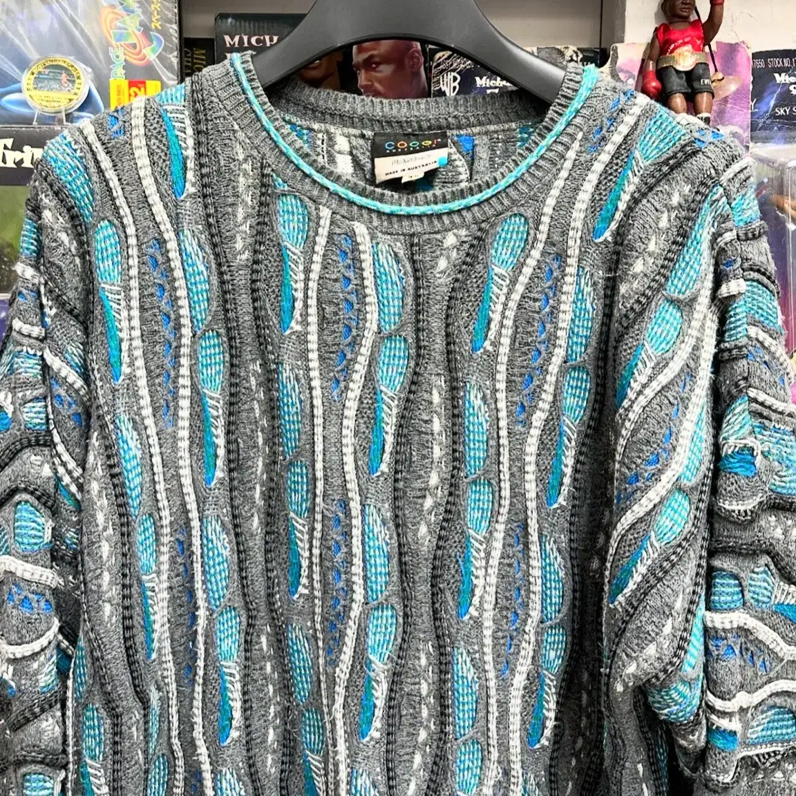 쿠지 COOGI VTG CABLE KNIT