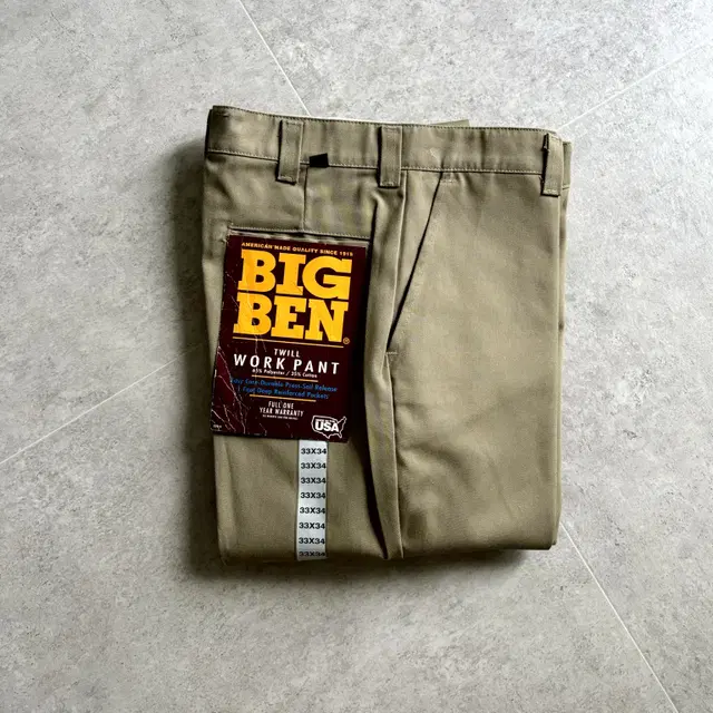 70's BIG BEN by Wrangler 워크 팬츠 32 데드스탁