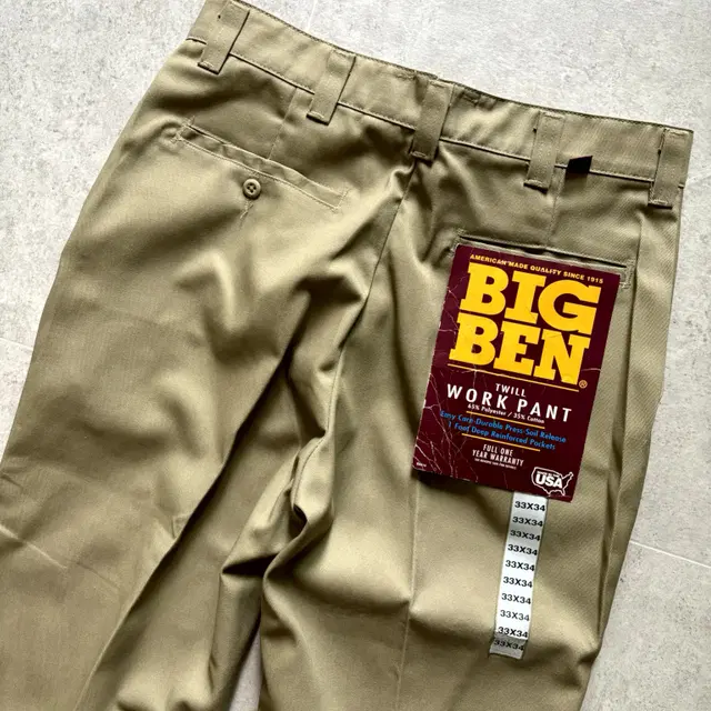 70's BIG BEN by Wrangler 워크 팬츠 32 데드스탁