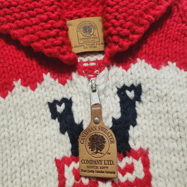 CANADIAN SWEATER 토템폴 패턴 캐나다 코위찬 34