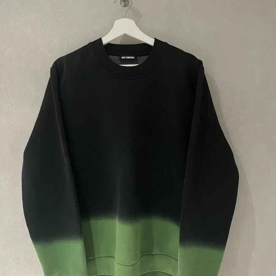 Raf simons dip dye gradient sweater