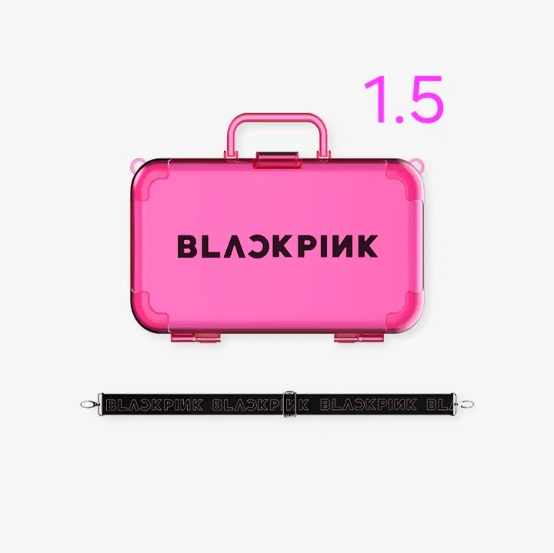 Black Pink Clear Bag 1.5