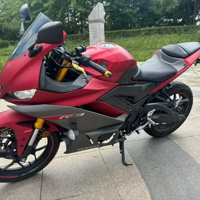 야마하 yzf r3 19년 풀튜닝 레드와인 팝니다