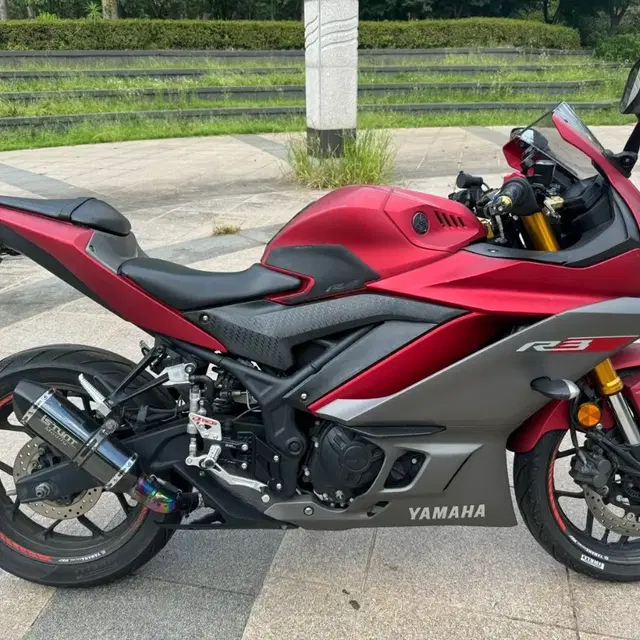 야마하 yzf r3 19년 풀튜닝 레드와인 팝니다