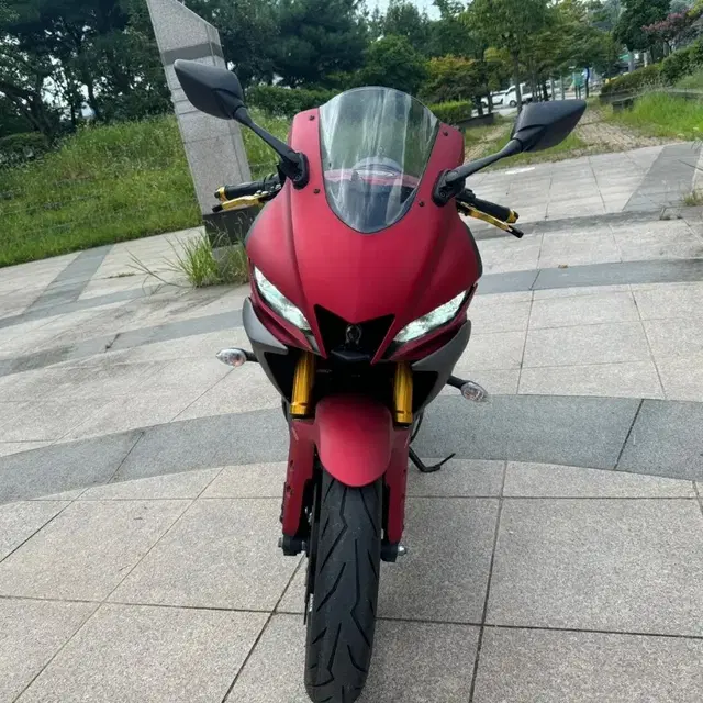 야마하 yzf r3 19년 풀튜닝 레드와인 팝니다