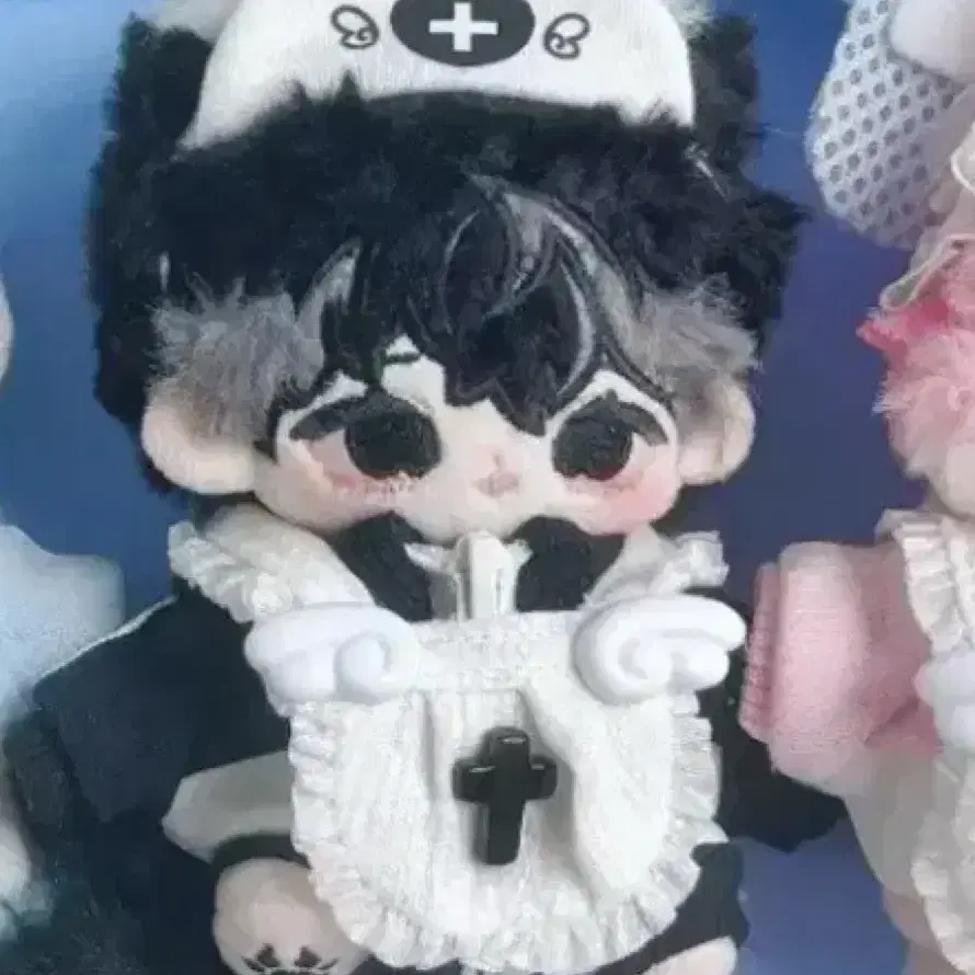 십자치유 블랙 10cm 인형옷