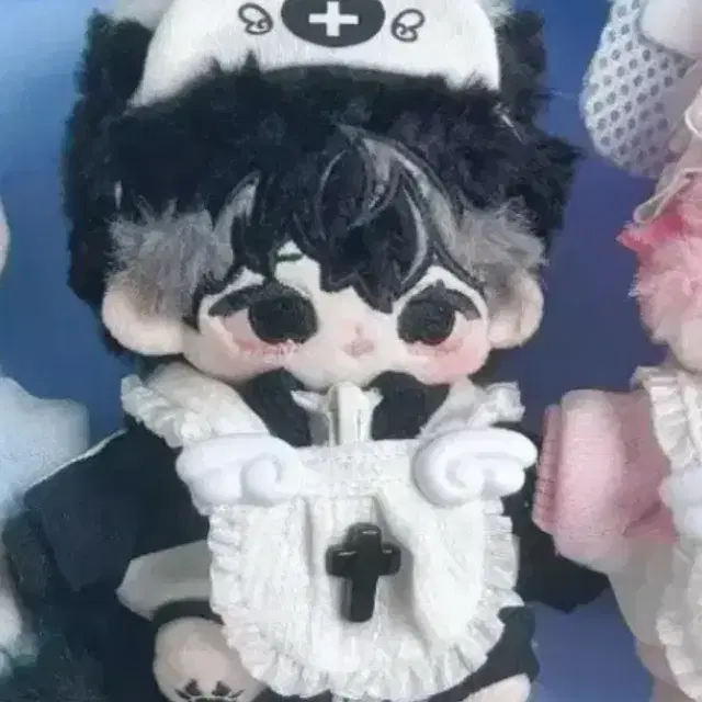 십자치유 블랙 10cm 인형옷