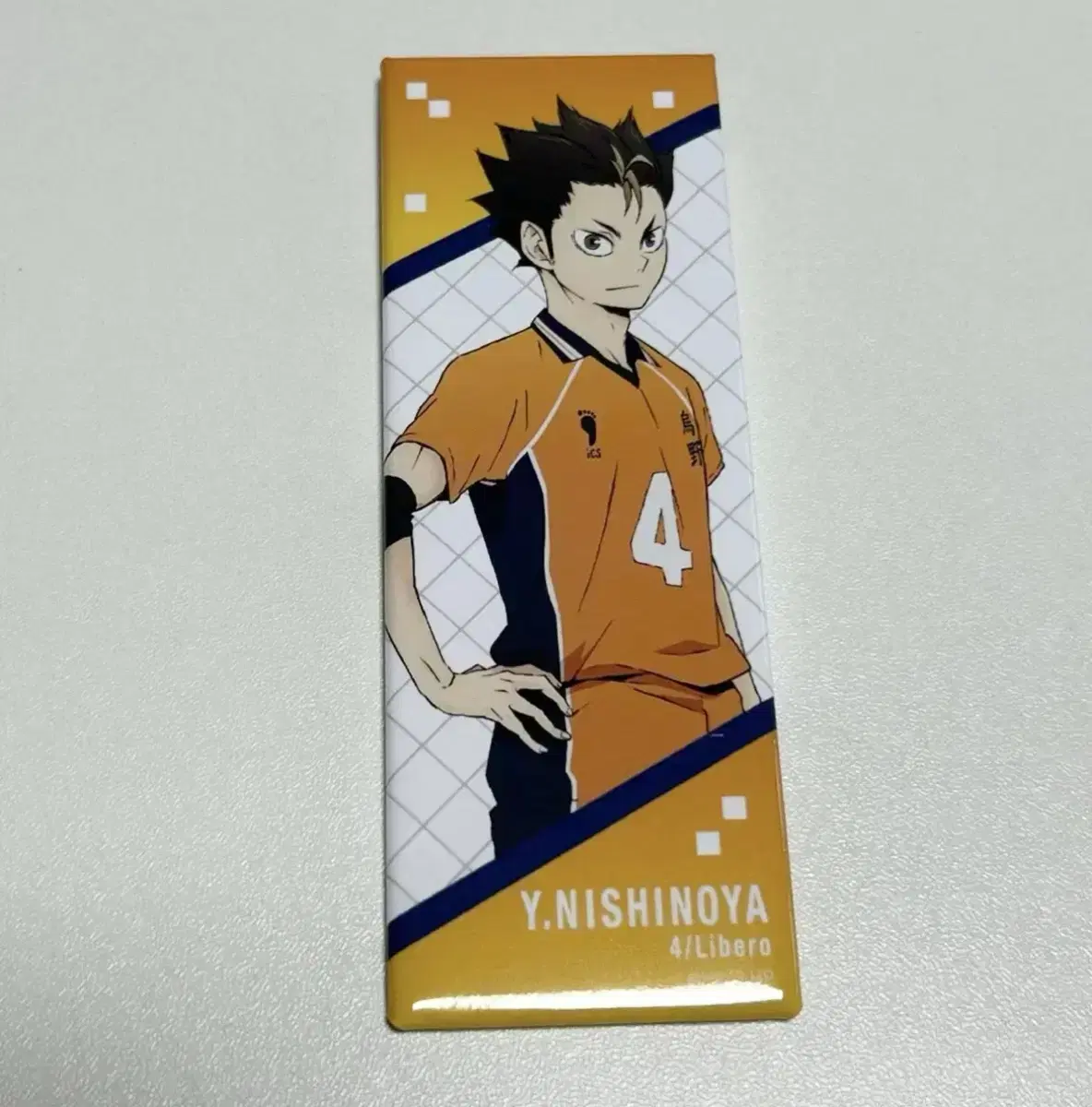 Haikyuu Nishinoya Long Square Can Badge for sale!