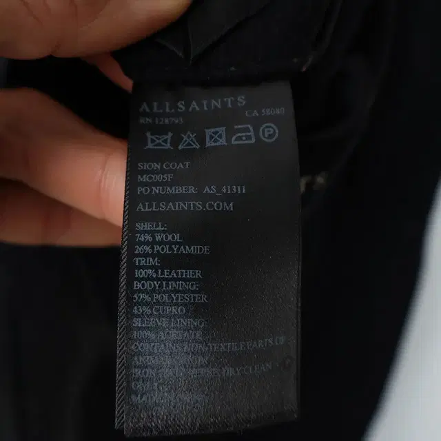 100/ALLSAINTS 올세인츠 코트