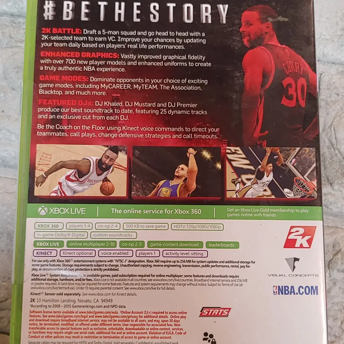 [XBOX360] nba2k16 영문