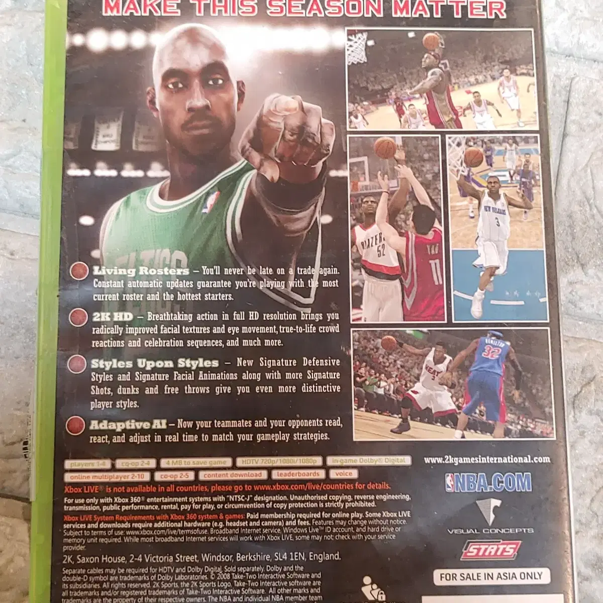 [XBOX360] nba2k9 영문