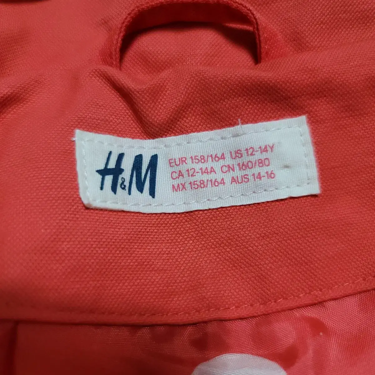 160호)h&m 여아 후드 간절기 자켓