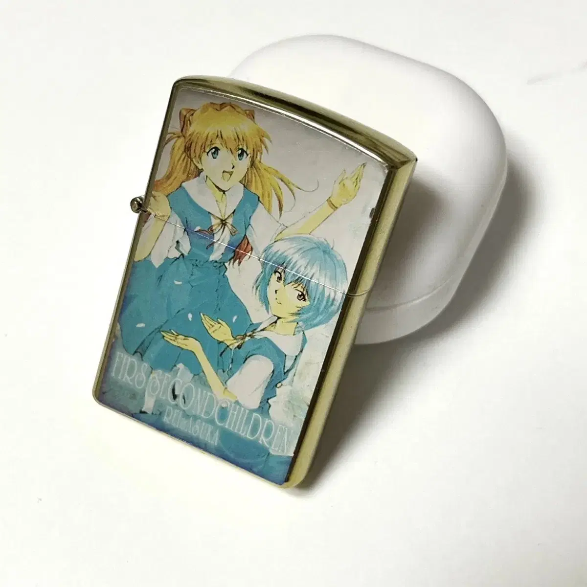 Today only this price<Evangelion Bishoujo lay Asuka School Uniform Classic Metal Zippo Lighter