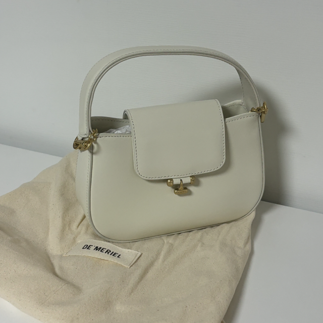 드메리엘 틸다 미니 Tilda Flap Bag Mini Cream