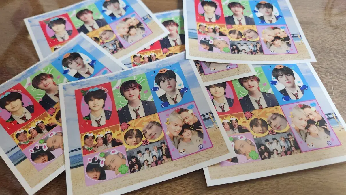 Super Juniors purikura unofficial goods sticker