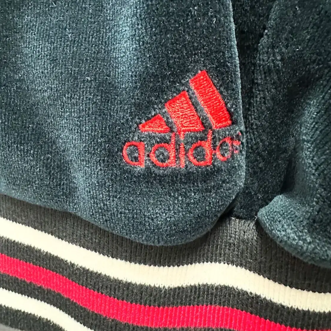 90s 아디다스 adidas vtg velvet hooded jk