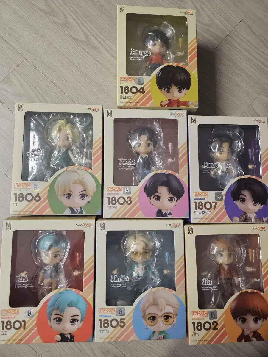 BTS Nendoroid Titan Unsealed Set