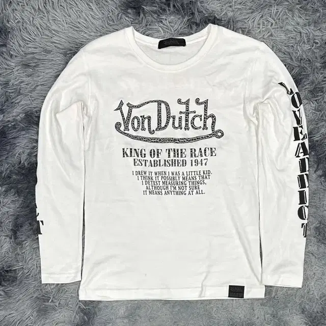 Vondutch 본더치 빅로고 화이트 국내유일 롱슬리브(M)