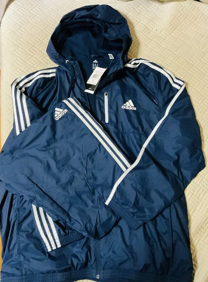 adidas Essential Woven Jacket Navy Set 2XL