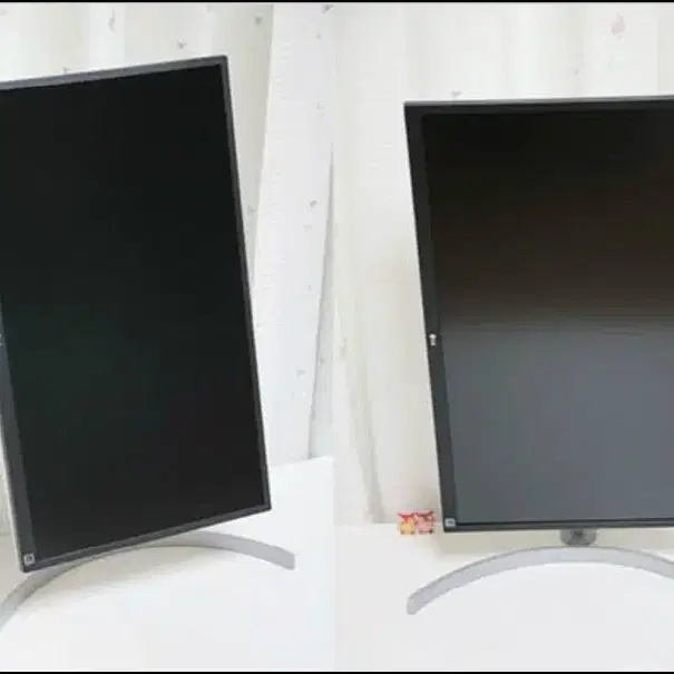 LG 27인치 4K UHD 27UL550 피벗 IPS 모니터(2대)