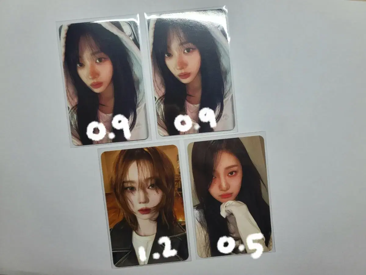 Aespa giselle Wonter ningning Photocard